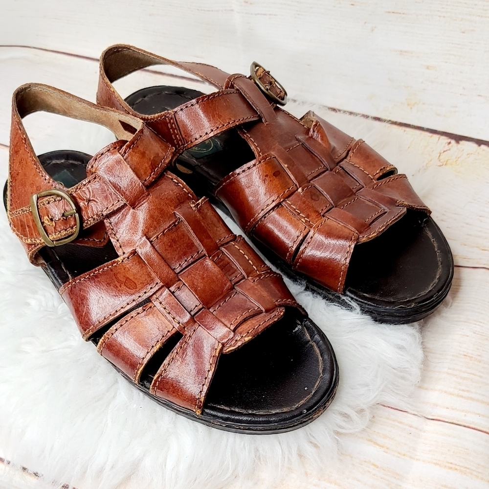 Mens Brook Hollow huarache strappy sandals sz 10 - Picture 2 of 7
